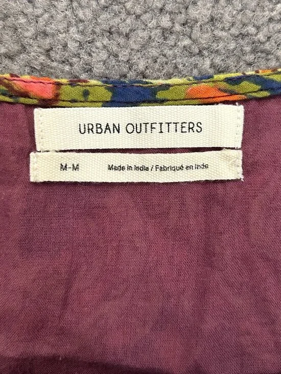 Urban Outfitters | Hanna Cecilia Tiered Mini Dress, Multi Colored Boho, size M - Picture 9 of 10